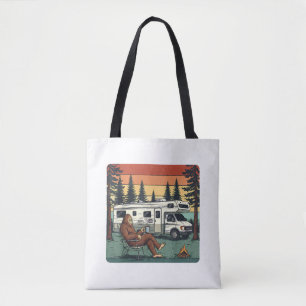 Bolsa Tote Camping Antigo Motorhome RV Aventura Bigfoot