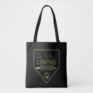 Bolsa Tote Camping camper engraçado diz para campistas
