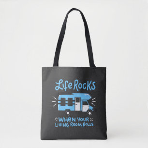 Bolsa Tote Camping - Rochas da Vida