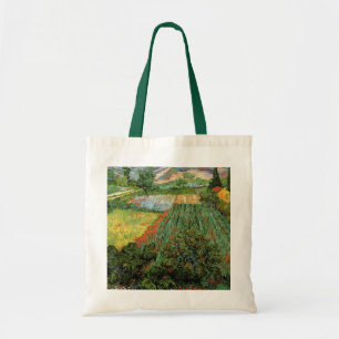 Bolsa Tote Campo com Papoulas por Vincent van Gogh