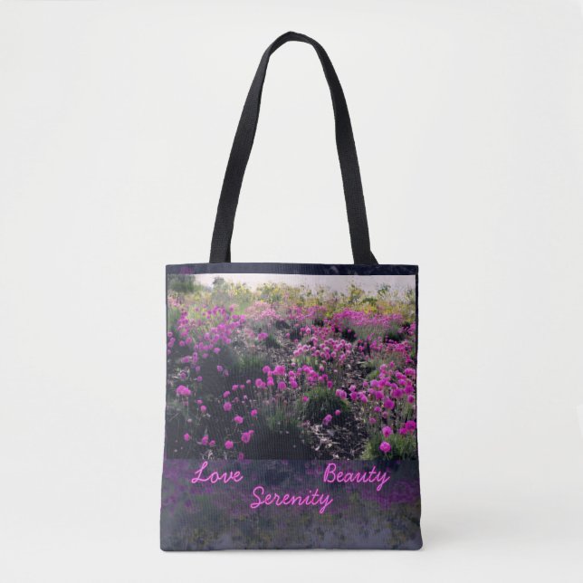 Bolsa Tote Campo de flores (Frente)