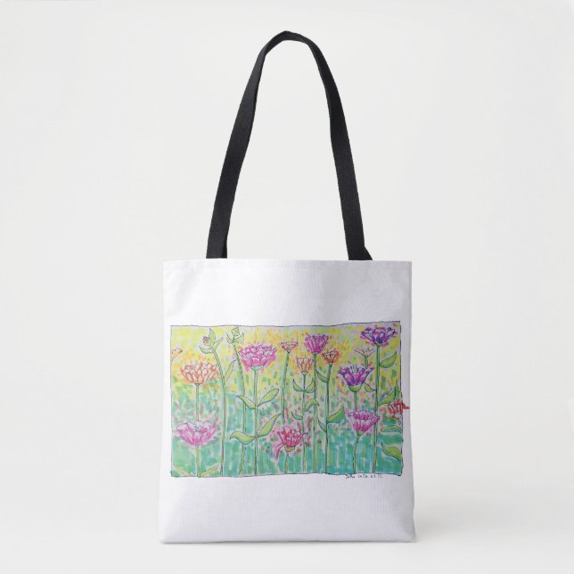 Bolsa Tote Campo de Flores (Frente)