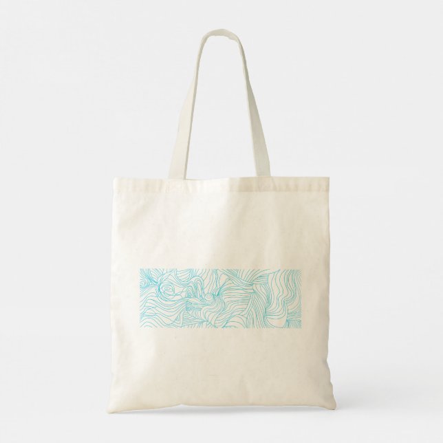 Bolsa Tote Campo de fluxo (Verso)