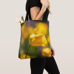 Bolsa Tote Campo de papoila dançante