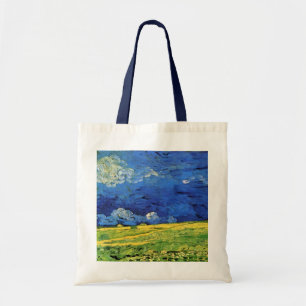 Bolsa Tote Campo de Trigo Sob Céu Nublado por Vincent van Gog