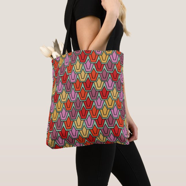 Bolsa Tote Campo de Tulip Misto (Close Up)
