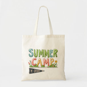 Bolsa Tote Campo de Verão - Campo de Verão Colorido