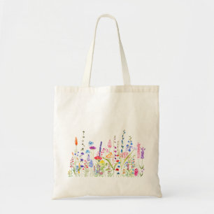Bolsa Tote campo floral colorido
