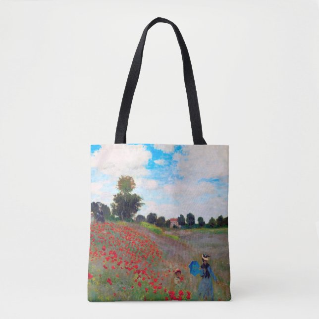 Bolsa Tote Campo Poppy, Monet (Frente)