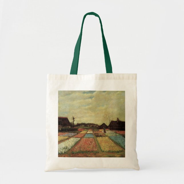 Bolsa Tote Campos de Bulbos de Vincent van Gogh (Frente)