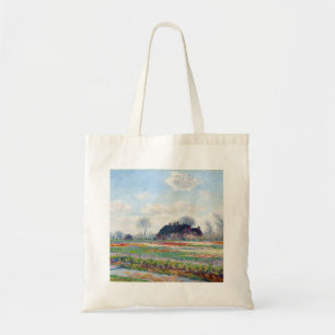 Bolsa Tote Campos Tulip de Claude Monet em Sassenheim (1886)