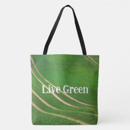 Bolsa Tote Campos verdes