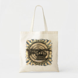 Bolsa Tote Camuflagem de Nuvens Helicóptero