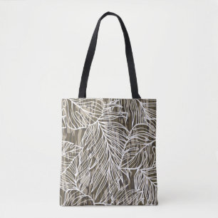 Bolsa Tote Camuflagem de Terrenos Baixos Botânicos Seamless