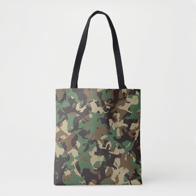 Bolsa Tote Camuflagem do lebreiro (Frente)