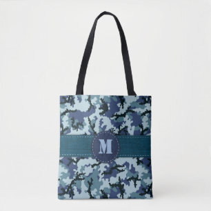 Bolsa Tote Camuflagem naval