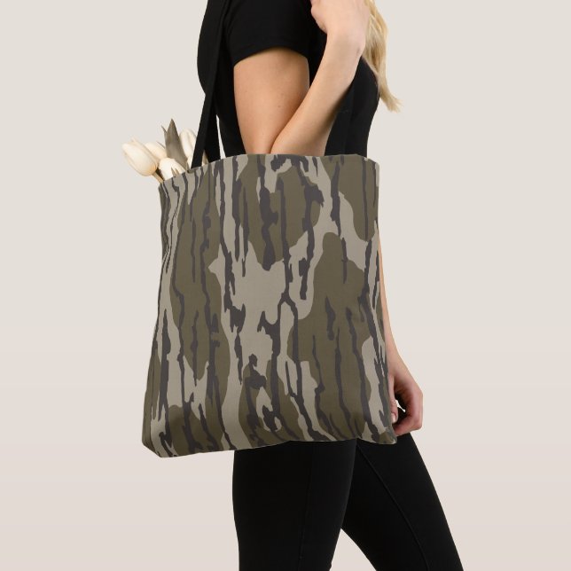 Bolsa Tote Camuflagem Old School Bottomland (Close Up)