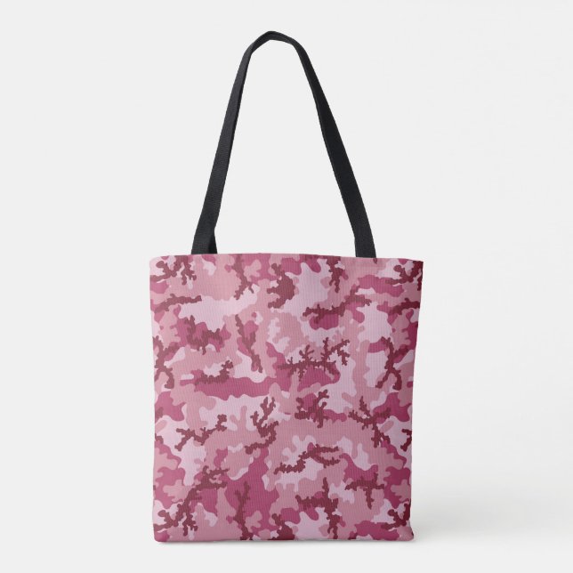 Bolsa Tote Camuflagem rosa (Verso)