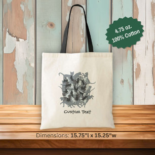 Bolsa Tote Camuflagem Urbana de Gatos