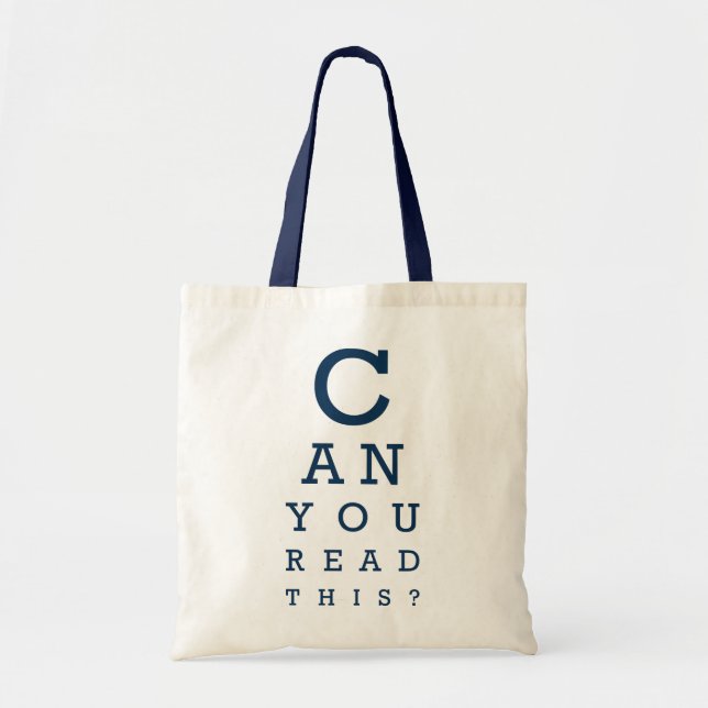 Bolsa Tote Can you read this? (Frente)