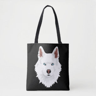 Bolsa Tote Cana-De-Neve Branca Siberiana - Cão-De-Neve Branco