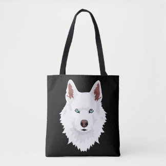 Bolsa Tote Cana-De-Neve Branca Siberiana - Cão-De-Neve Branco