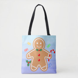 Bolsa Tote Cana-doce de-doce de pão-de-Natal
