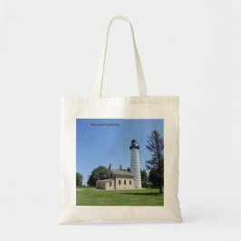 Bolsa Tote Cana Island Lighthouse tote bag
