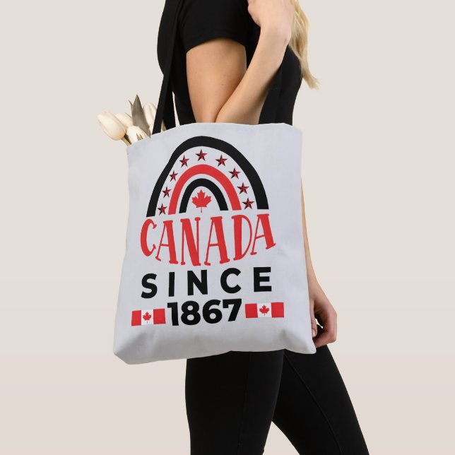 Bolsa Tote Canadá desde 1867 (Close Up)