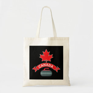 Bolsa Tote Canadá Equipe canadense Curva White Winter Spor