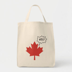 Bolsa Tote Canadense engraçado