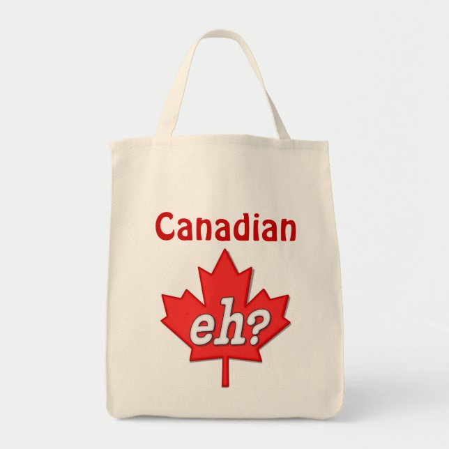 Bolsa Tote Canadiano Eh? (Frente)