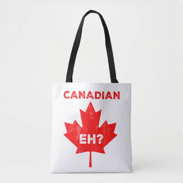 Bolsa Tote Canadiano Eh? Folha de Maple (Frente)