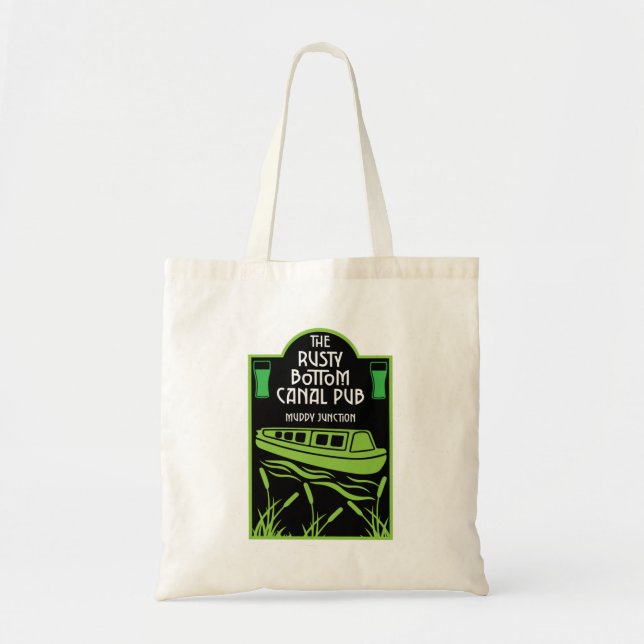 Bolsa Tote Canal Pubs de Narrowboat (Frente)