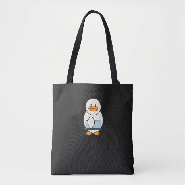 Bolsa Tote Canard allant au travail, funny work (Frente)