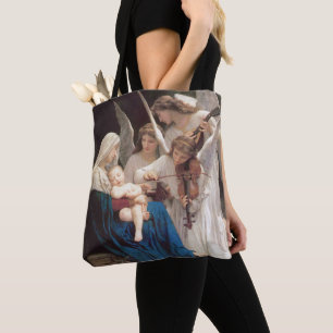 Bolsa Tote Canção dos Anjos (1881) por Bouguereau