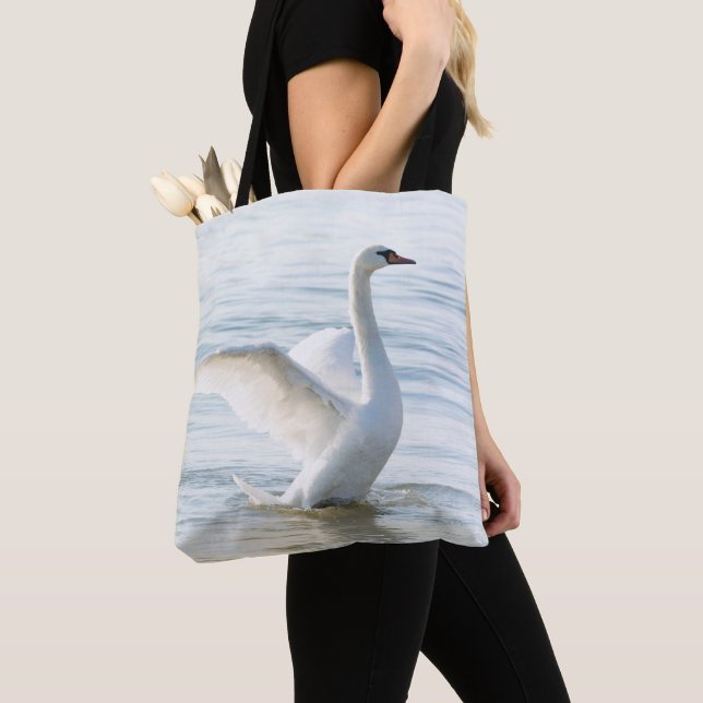 Bolsa Tote Câncer branco Cygnus (Close Up)
