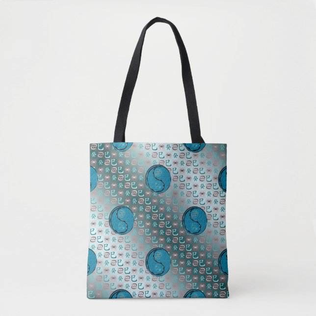Bolsa Tote Câncer & Cobra d'Água (Frente)