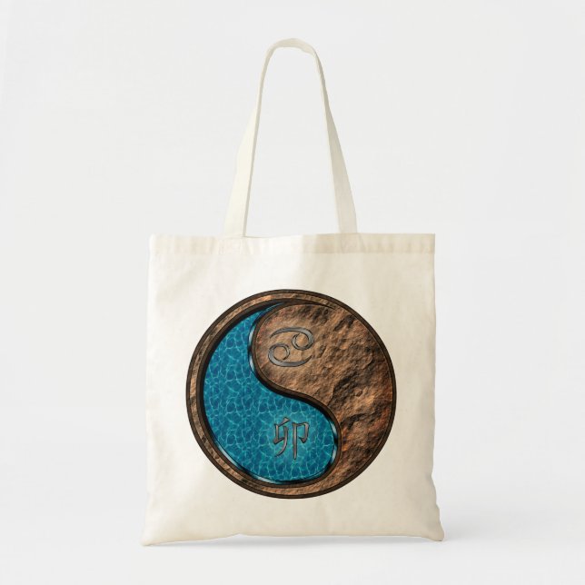Bolsa Tote Câncer & Coelho Terra (Frente)