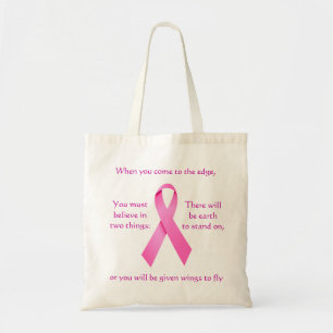 Bolsa Tote Cancer de Mama Consciência 3 Tote Bag