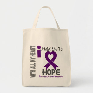 Bolsa Tote Câncer de pâncreas que eu me aferro para esperar