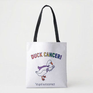 Bolsa Tote Cancer do pato