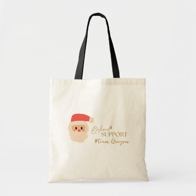 Bolsa Tote cancer. Natal Personalizado #Bolsas do nome do gru (Frente)