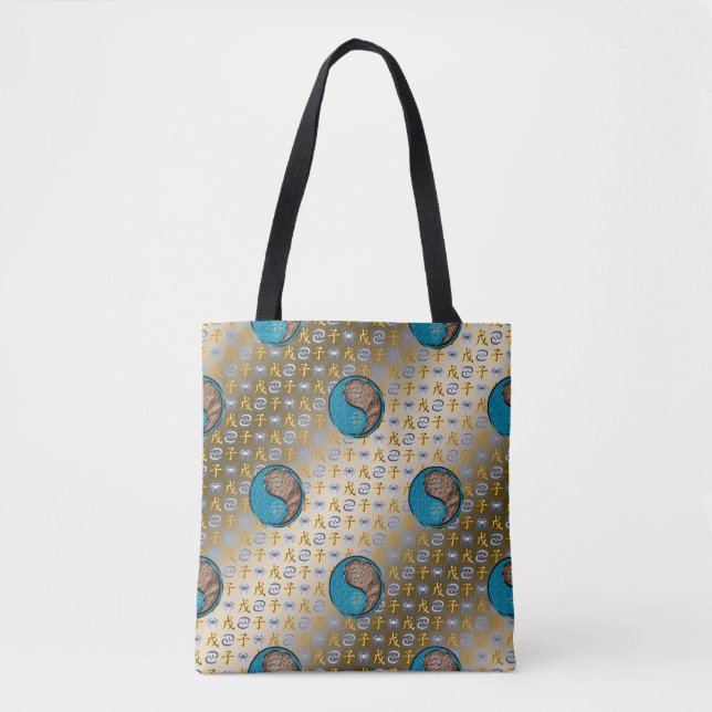Bolsa Tote Câncer & Rato da Terra (Frente)