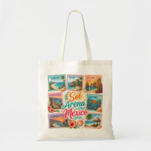 Bolsa Tote Cancun Sol Areia México Praias Tropicais Lindas