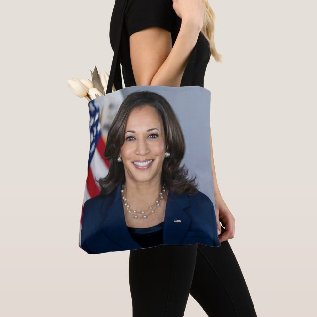 Bolsa Tote Candidato Kamala Harris EUA 2024 (Close Up)
