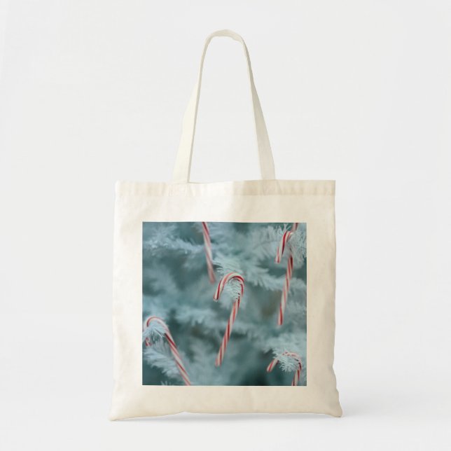Bolsa Tote Candy Cane na Árvore (Frente)