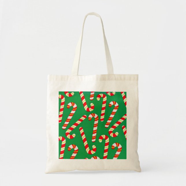 Bolsa Tote Candy Canes (Frente)