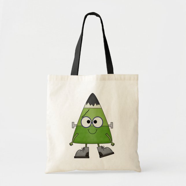 Bolsa Tote Candy Corn Frankenstein Halloween (Frente)