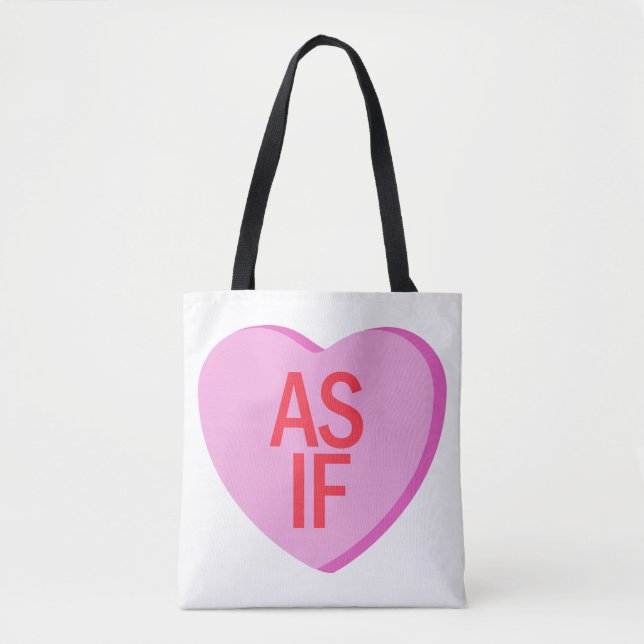 Bolsa Tote Candy Heart - AS IF (Frente)
